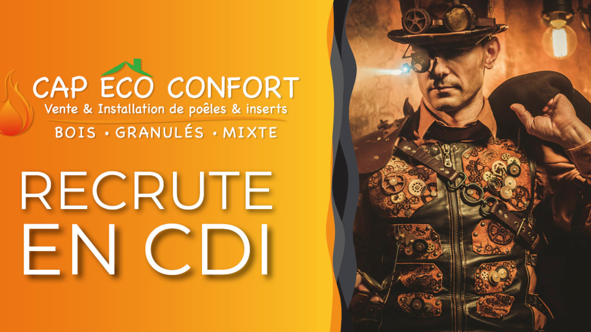 Cap eco confort recrute en cdi