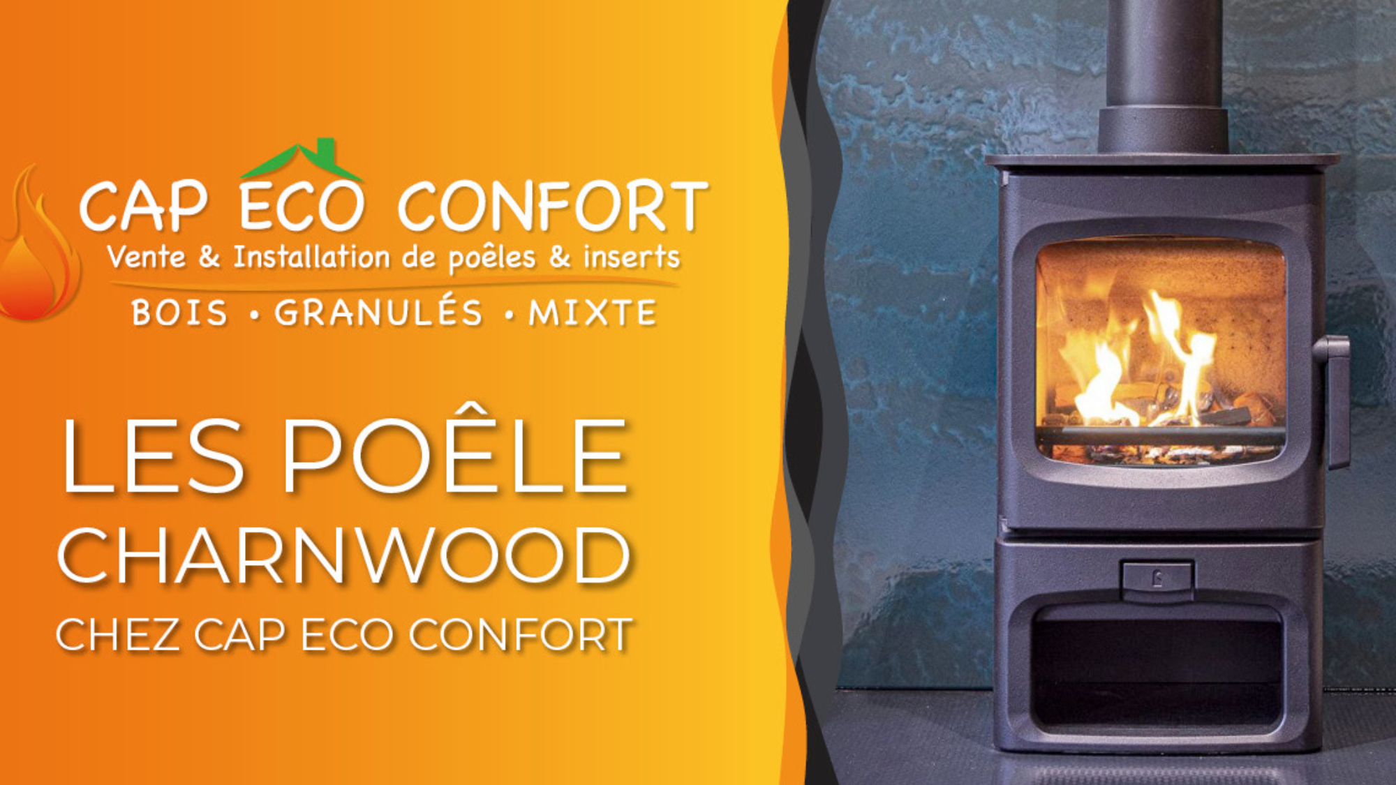 Poele a bois Charnwood Paroy
