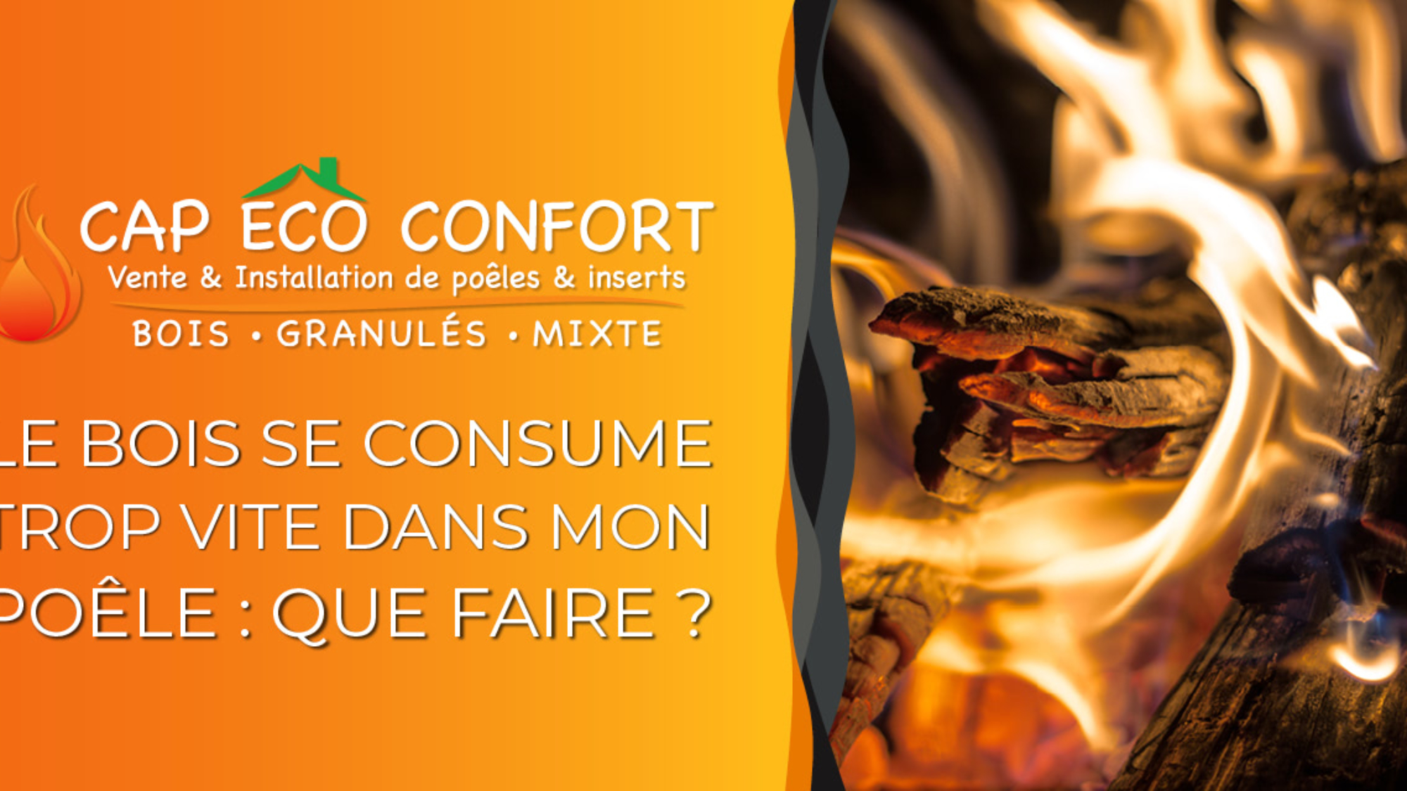 Le bois se consume trop vite dans mon poêle : que faire ?