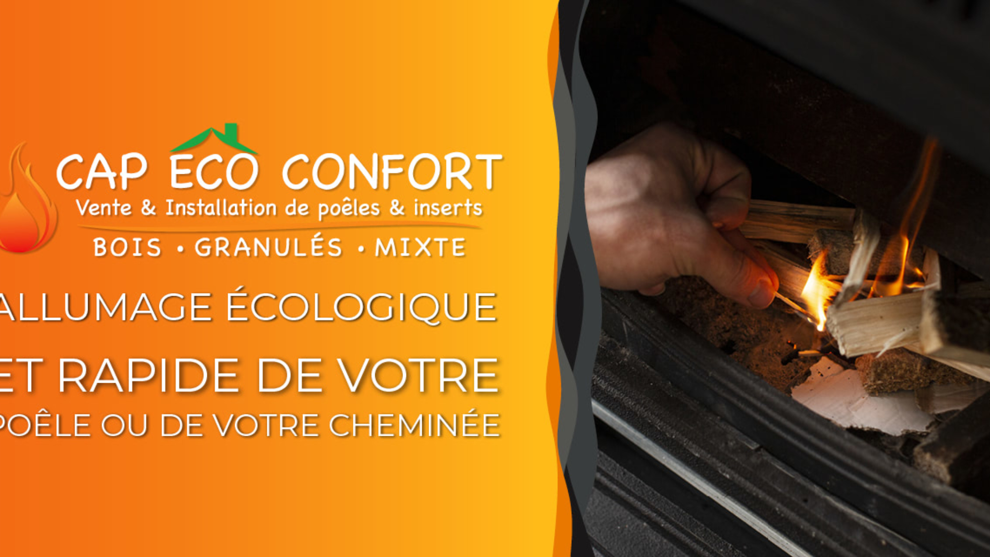 Allumage Écologique et Rapide de Votre Poêle ou de Votre Cheminée