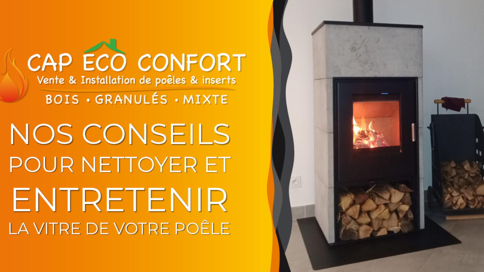 Nos conseils pour nettoyer et entretenir la vitre de votre poêle à bois