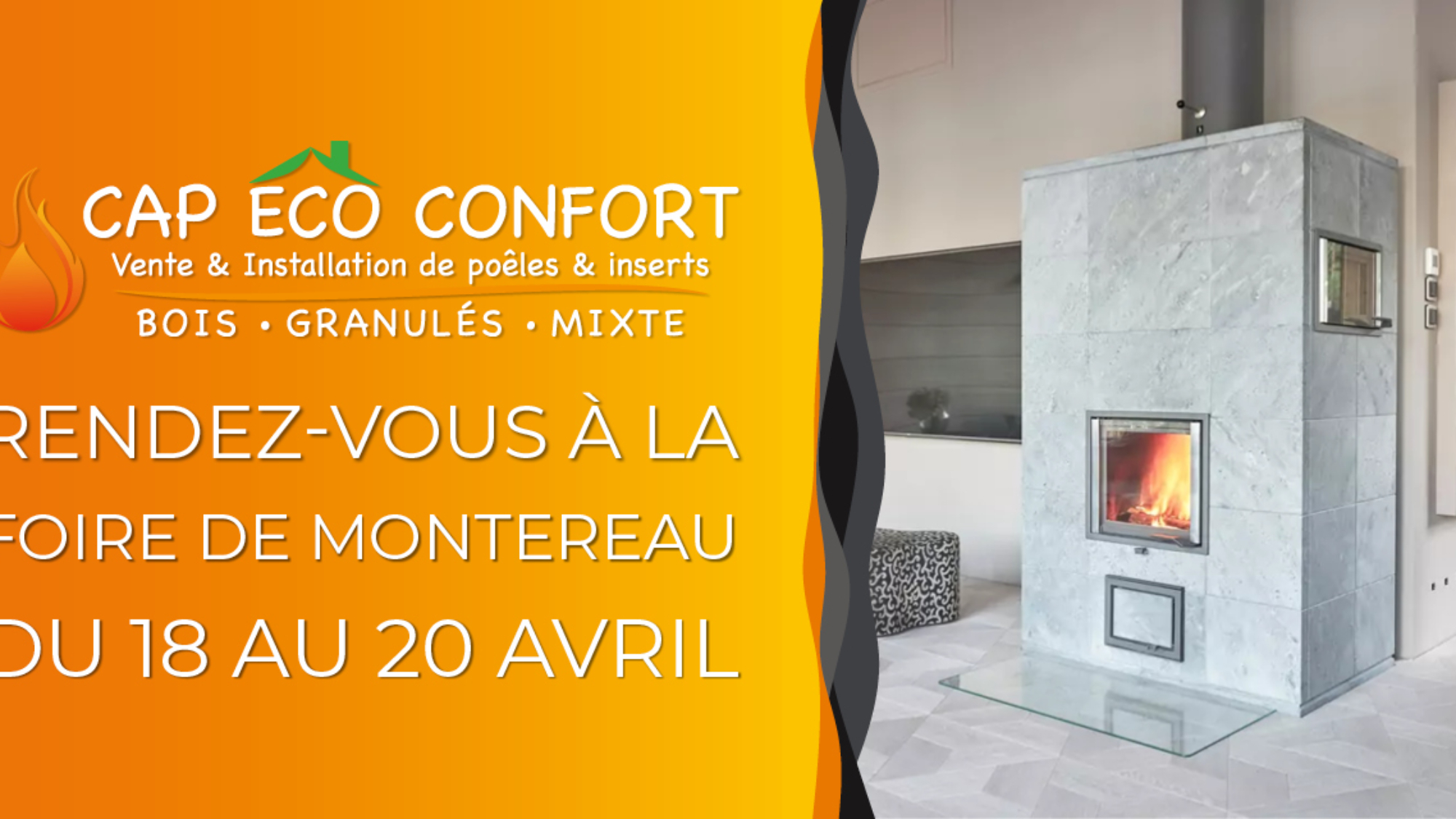 Cap Eco Confort vous donne rendez-vous à la Foire de Montereau du 18 au 20 avril 2025