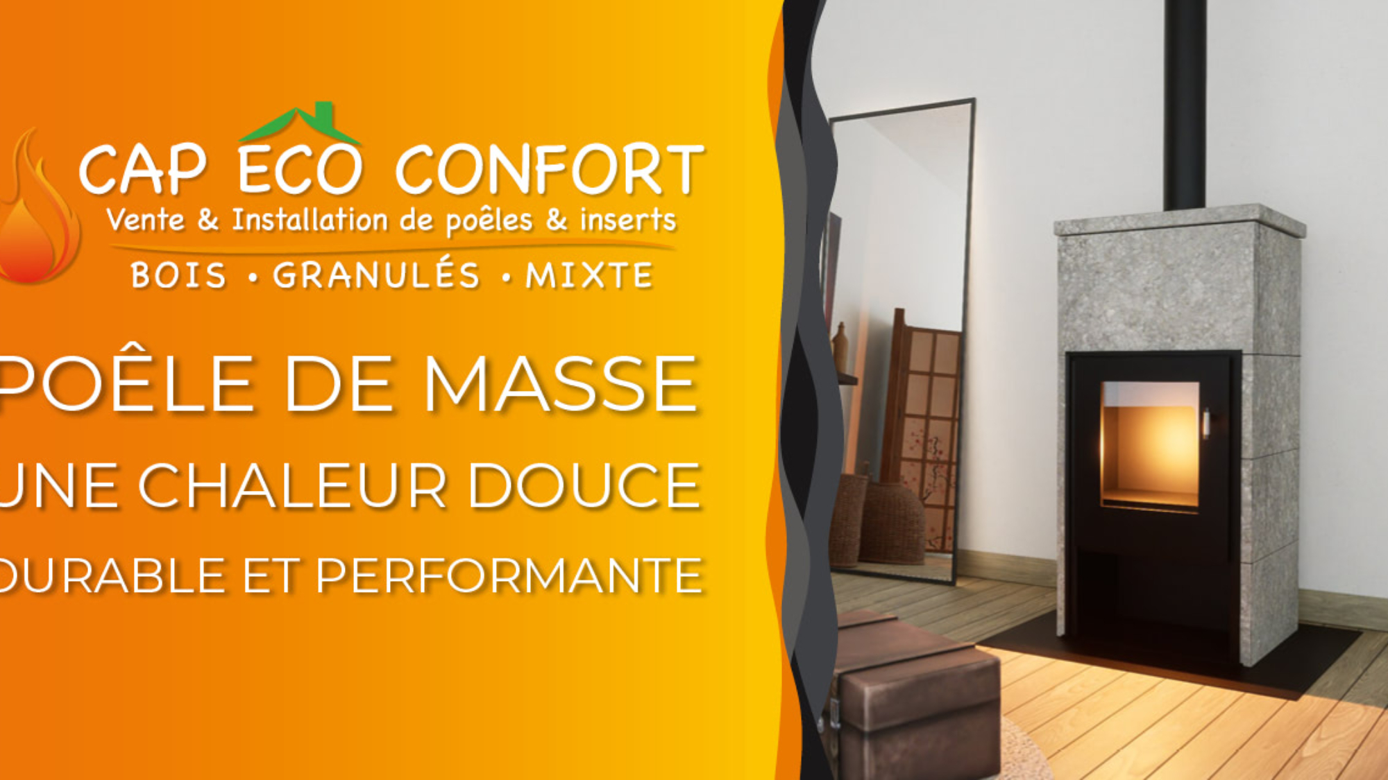 Poêle de masse : une chaleur douce, durable et performante