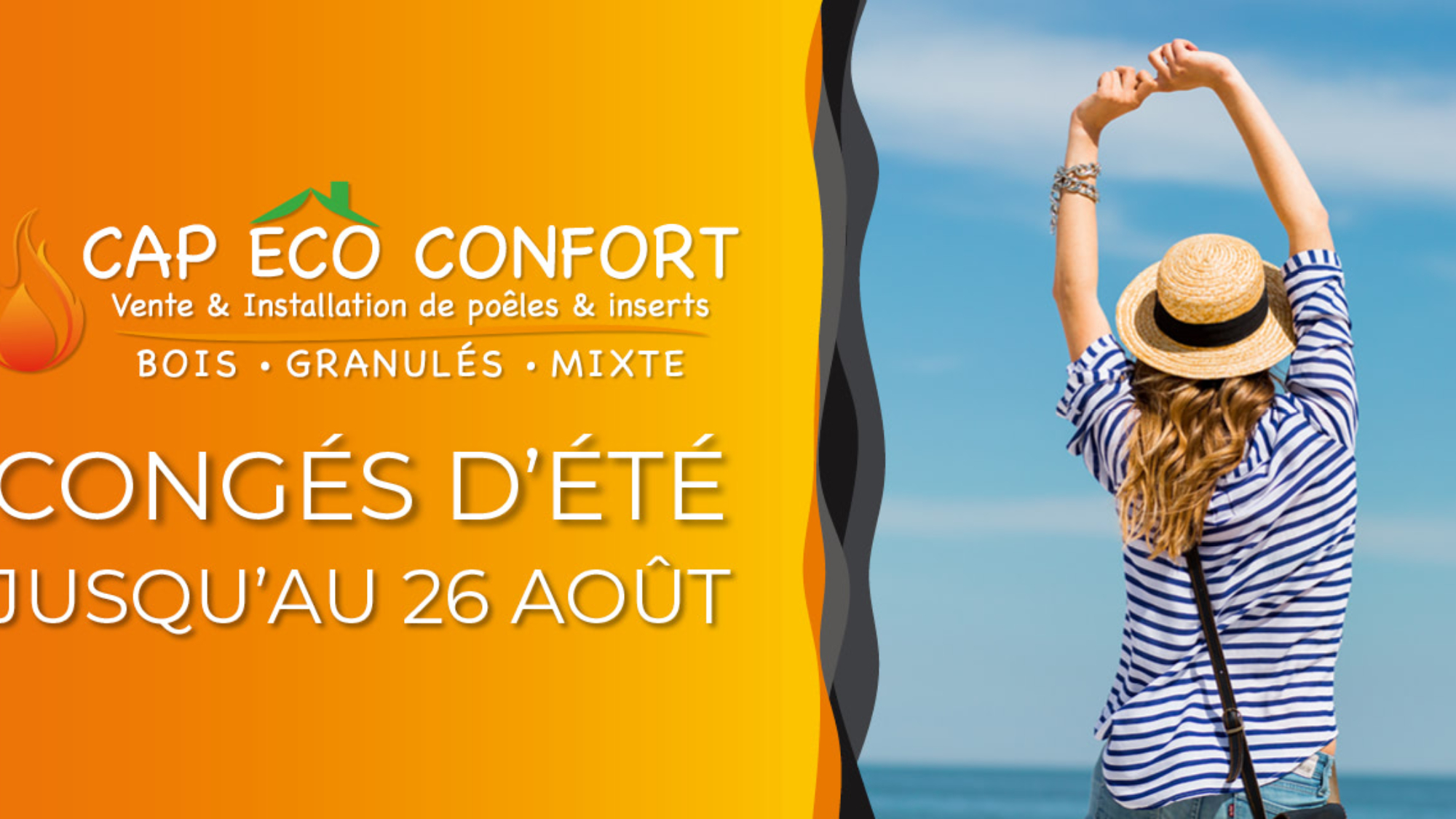 Congés d’été : Cap Eco Confort sera fermé jusqu’au 26 août 2025