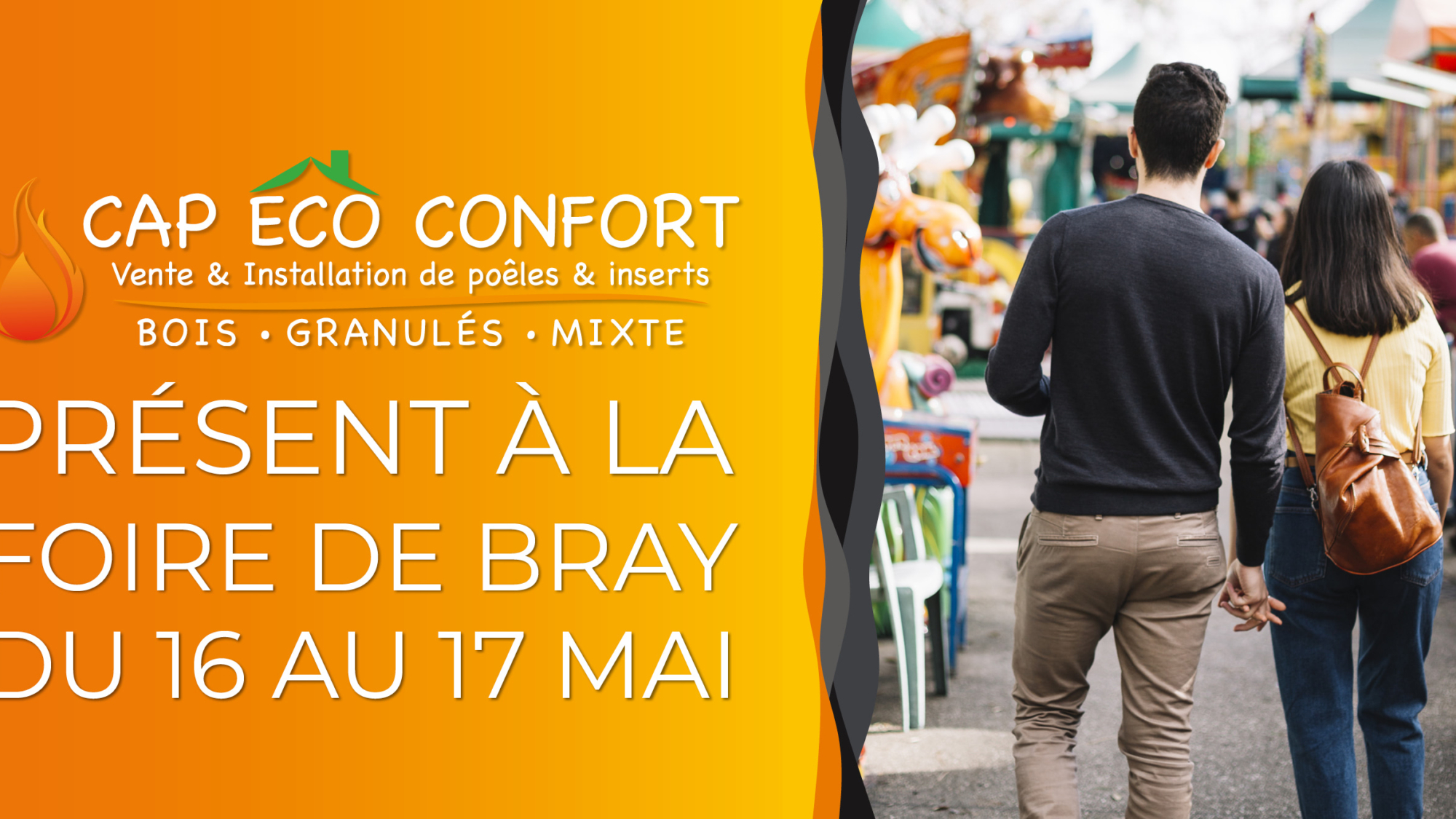 Cap Eco Confort à la Foire de Bray les 16 et 17 mai 2026