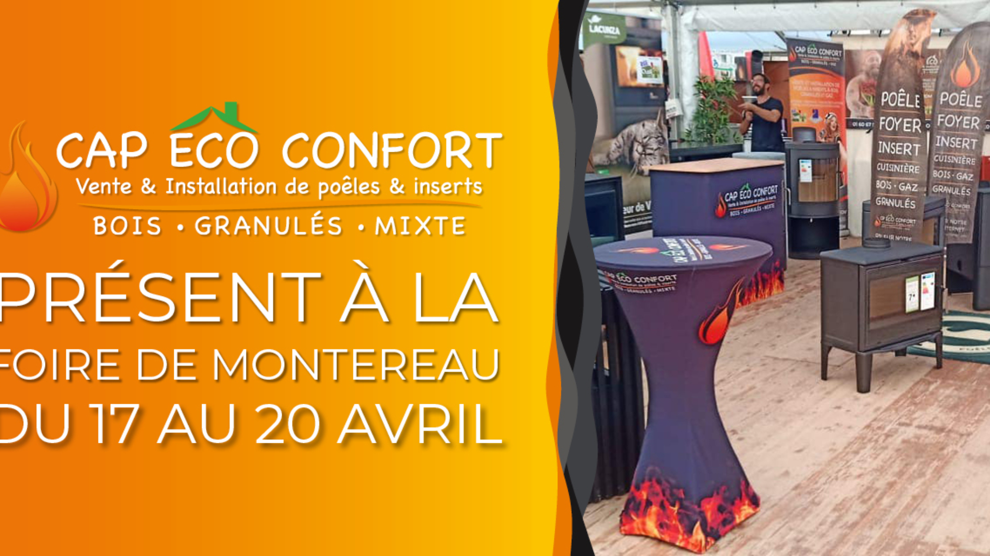 📍 Cap Eco Confort à la Foire de Montereau 2026 du 17 au 20 avril