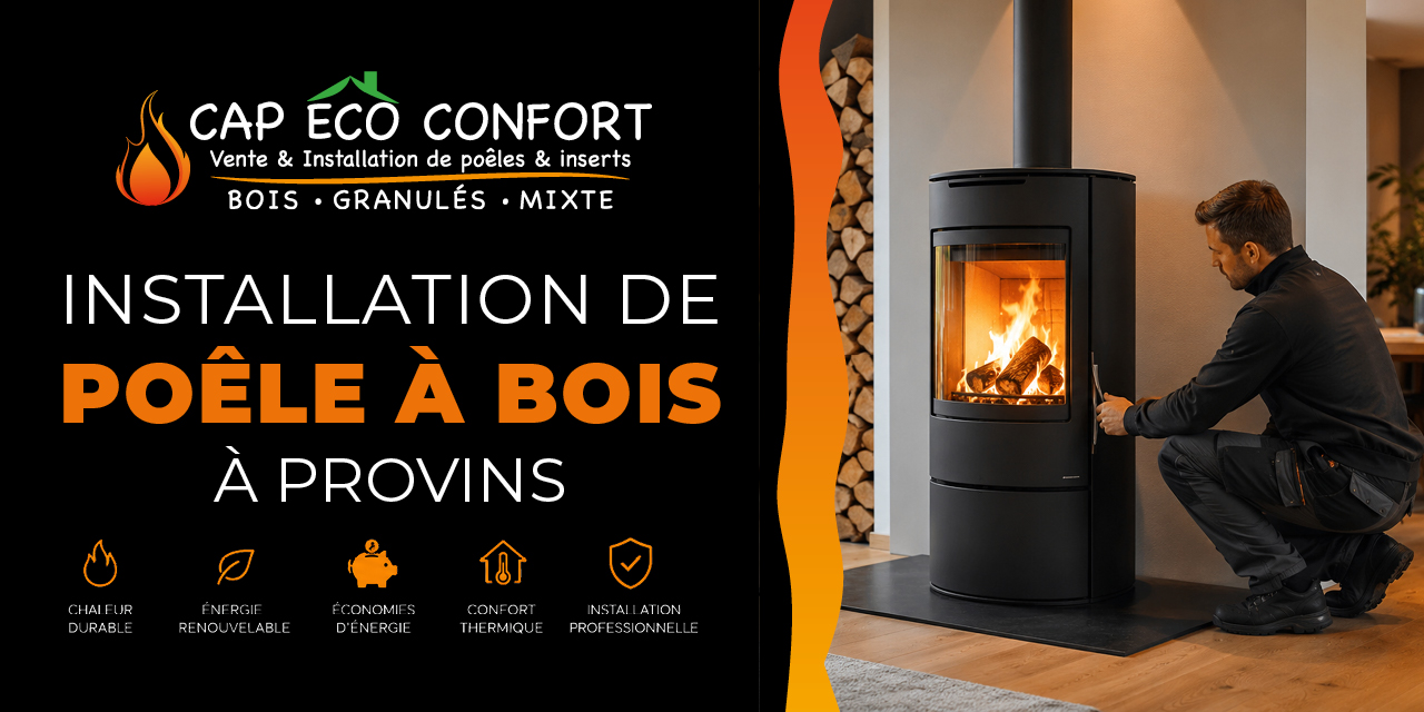 Vous recherchez un installateur de poêle à bois à Provins ? Découvrez les avantages du chauffage au bois, les économies possibles et l'accompagnement proposé par Cap Eco Confort.