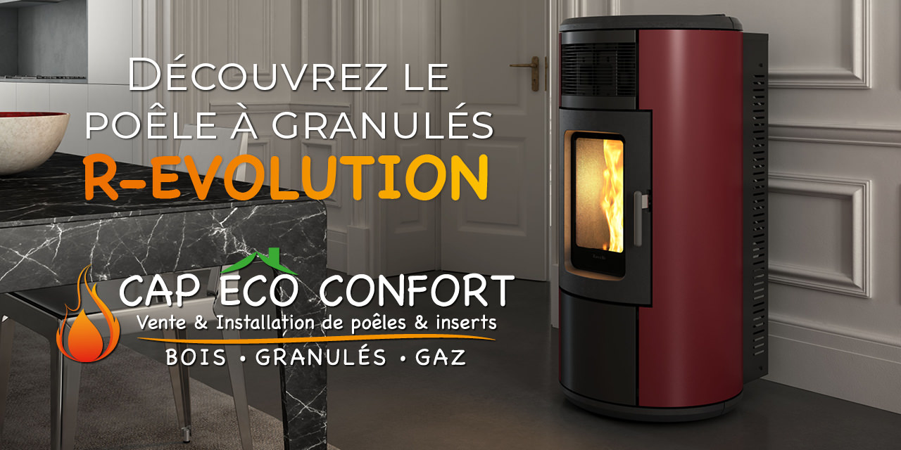 Découvrez le poêle a granulés Ravelli R-Evolution