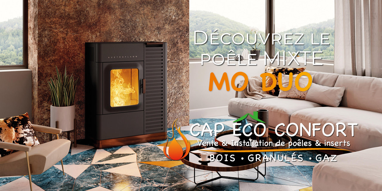 Poele mixte austroflamm mo-duo
