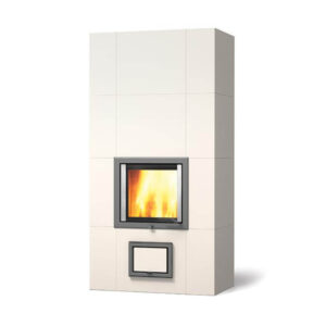 Poele de masse Blanka Céramique Blanche