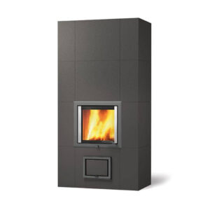 Poele de masse Blanka Céramique noire